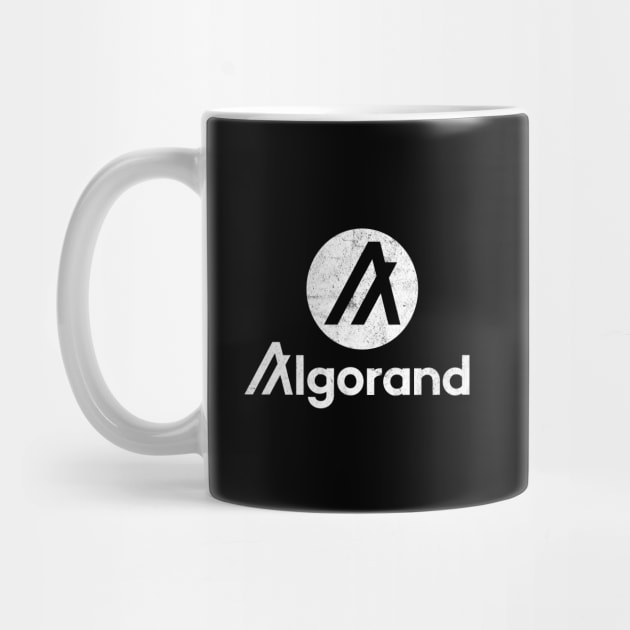 Algorand ALGO Crypto Coin Vintage Circle by TGKelly